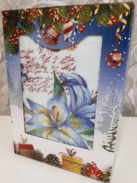 Полотенце микрофибра в подарочной упаковке, Китай.