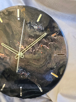 🕒 Часы настенные из эпоксидной смолы 30 см «Космическая бездна»