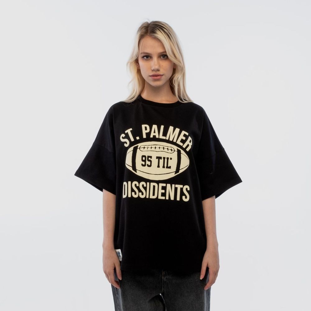 Купить Футболка Dissident St. Palmer черная Футболка Dissident St. Palmer черная
