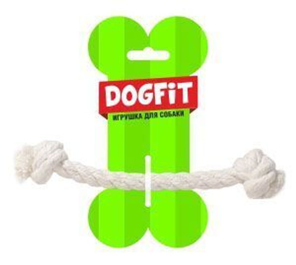 Грейфер DOGFIT из х/б каната прямой 2 узла 17 см D 13 мм