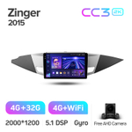Teyes CC3 2K 9"для Mitsubishi Zinger 2015+