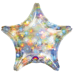 Шар фольгированный Звезда 48 см (Серебряный)