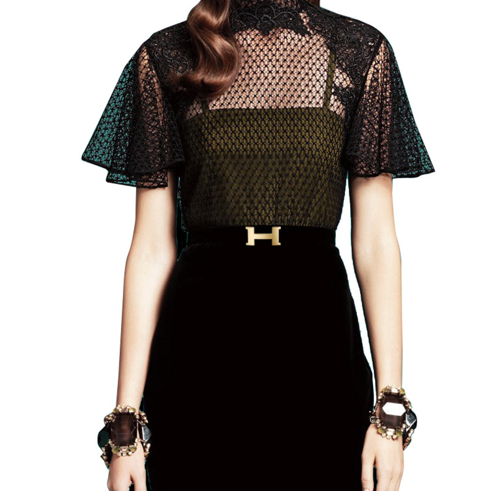 Пояс HERMES Mini Constance 2.4cm, H064545CC06-H052150CABU080-