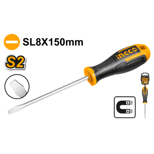 Отвертка плоская SL8 x 150 INDUSTRIAL