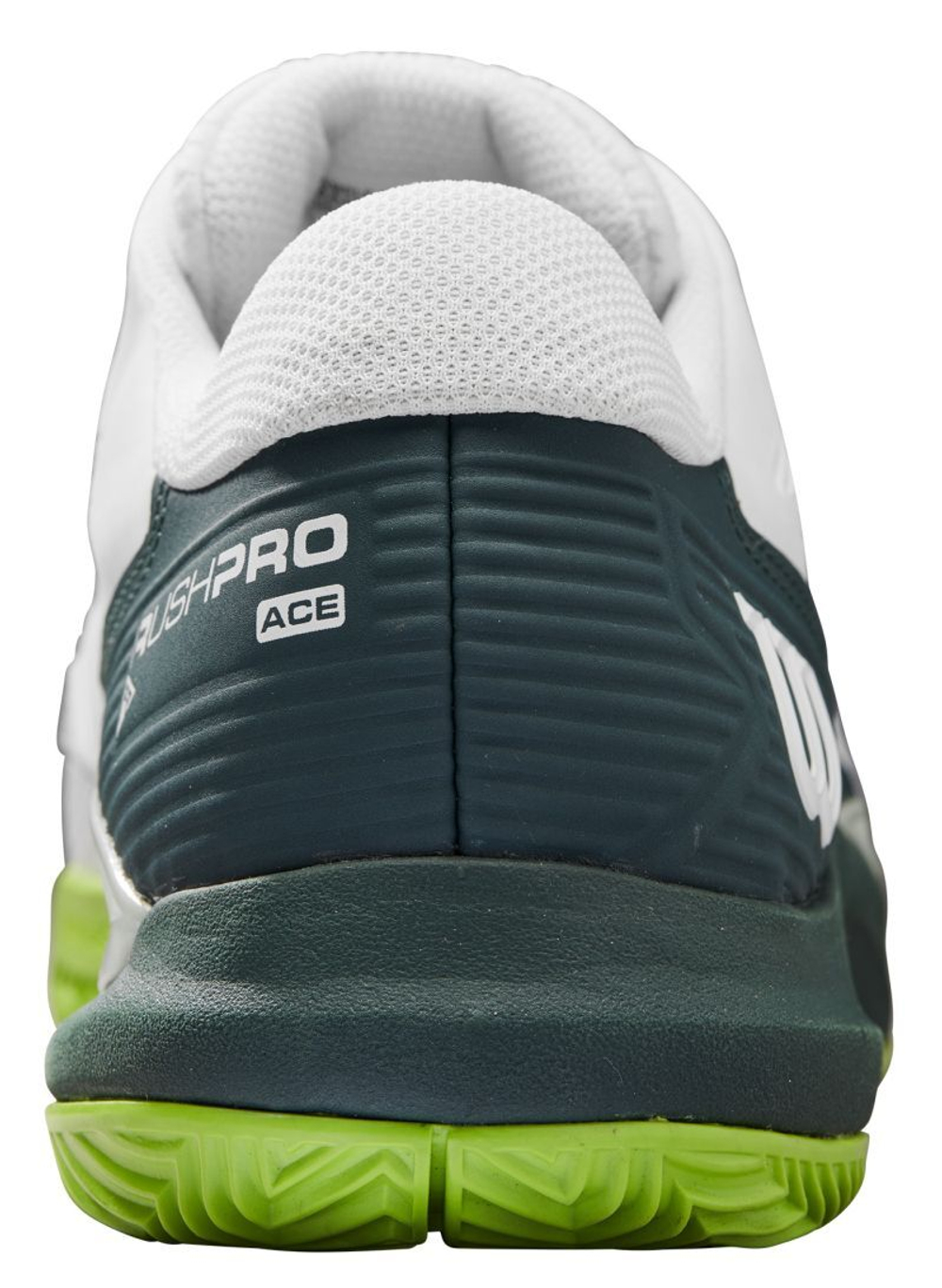 Мужские кроссовки теннисные Wilson Rush Pro Ace Clay - white/ponderosa/jas green