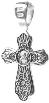 Распятие Христово. Святитель Николай. Православный крест