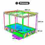 Мобильная батутная арена «Мини» 3,5x2,35x2,6 м