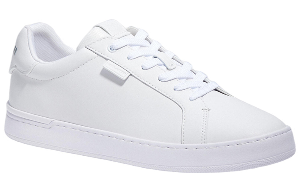 COACH Coach LOWLINE leather low-cut fashion sneakers men's white