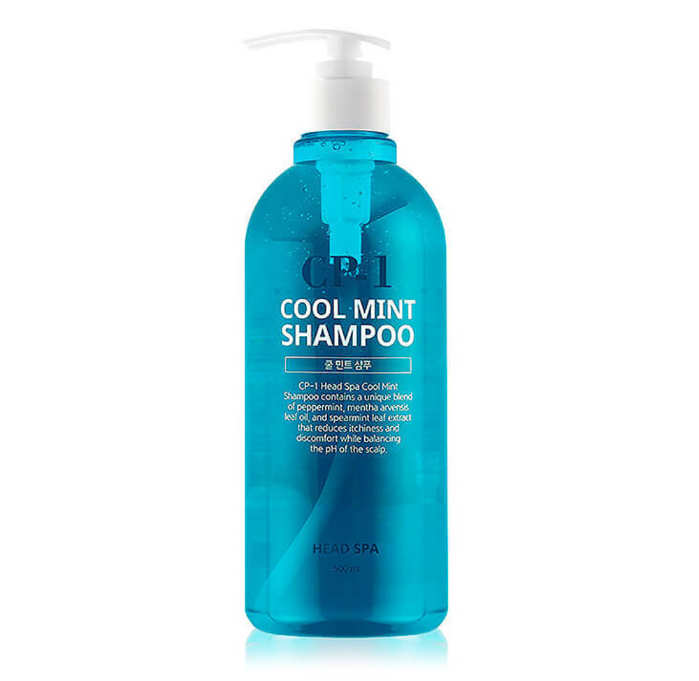 Охлаждающий шампунь с мятой CP-1 Head Spa Cool Mint Shampoo. Бессульфатный шампунь