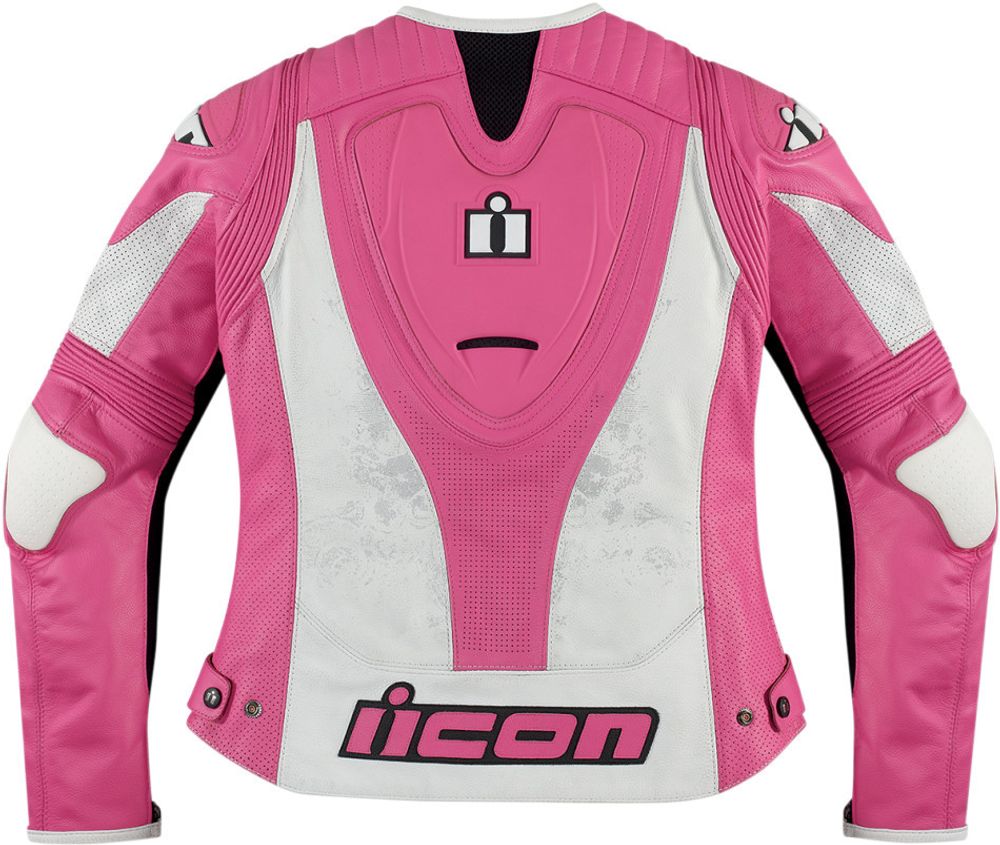 Мотокуртка - ICON OVERLORD PRIME (женская, кожа, черная)