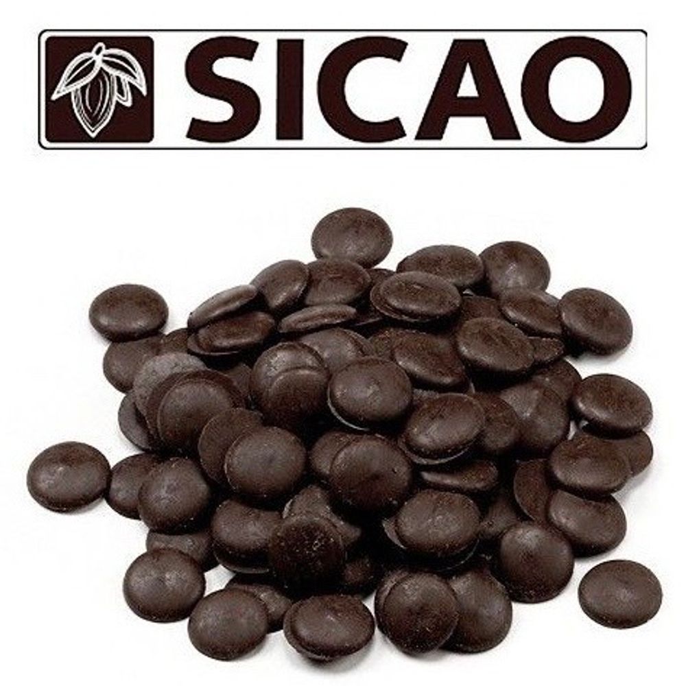 Шоколад Sicao горький,53% какао 500гр