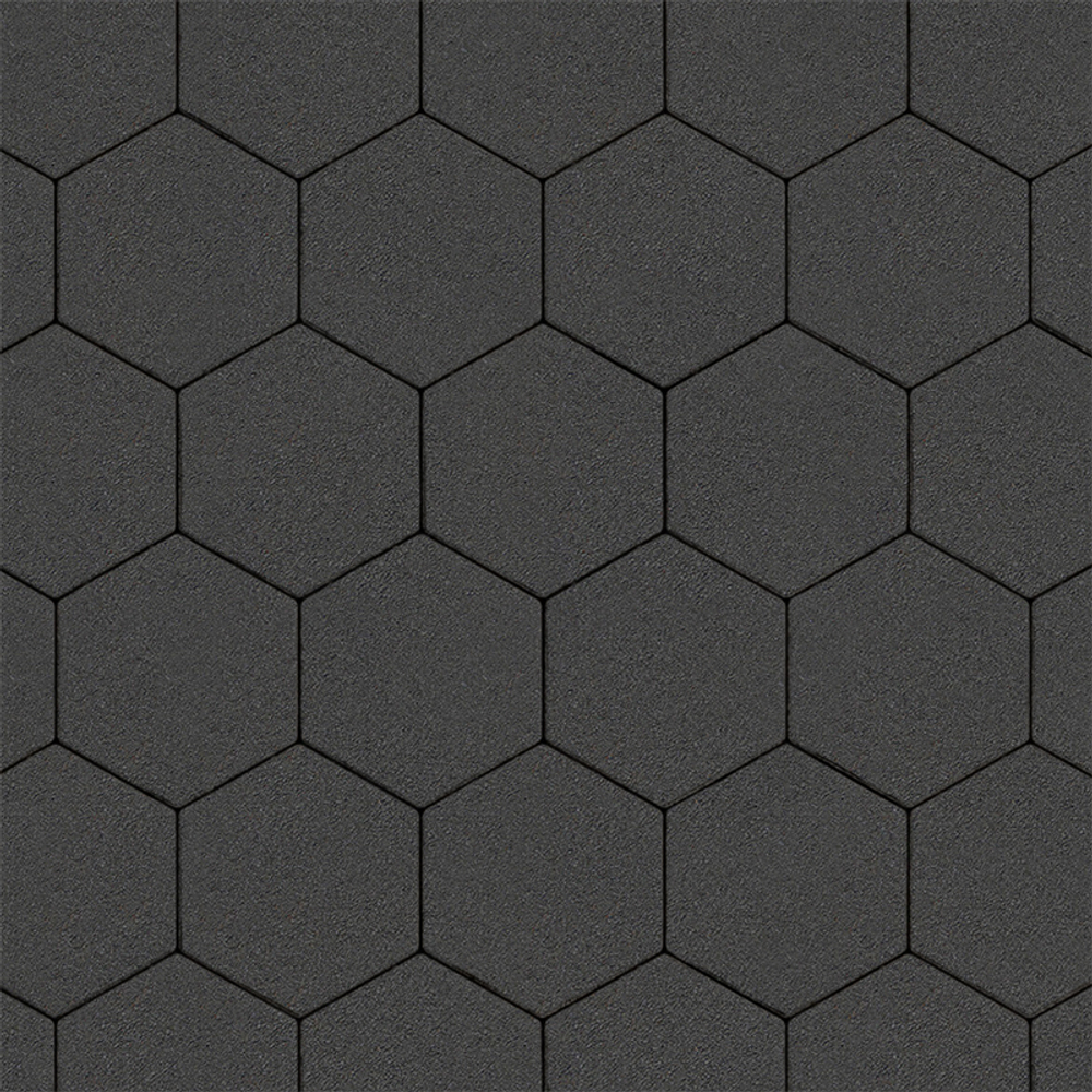 Тротуарная плитка СОТЫ - Стандарт Черный