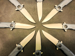 Складной нож Biker Z M390 (Cryo) StoneWash