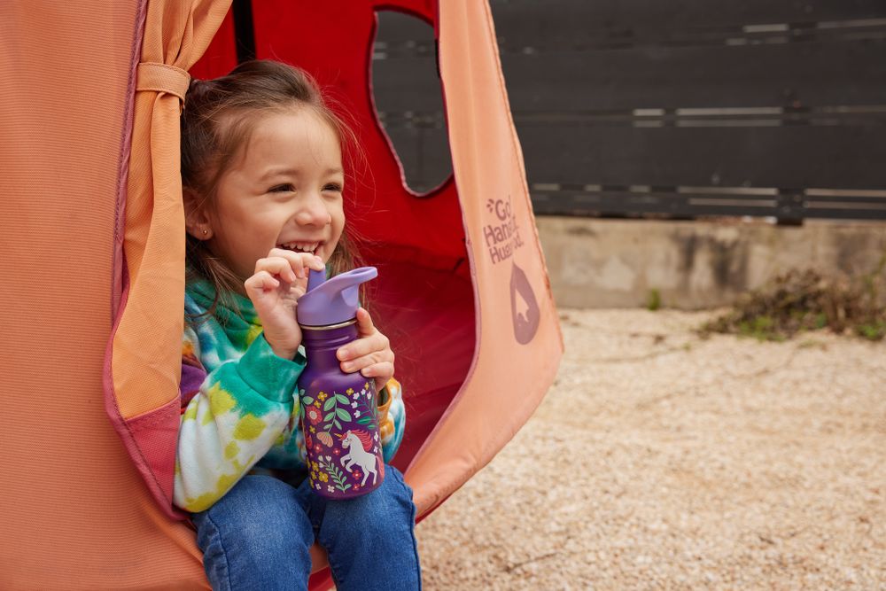 Детская бутылка Klean Kanteen Kid Classic Narrow Flip Sport 12oz (355 мл) Leopard Print