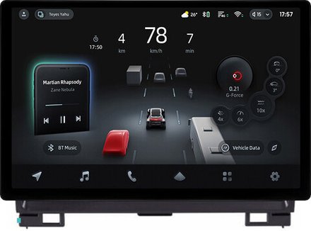 Магнитола Great Wall Hover H3, H5 (круглые воздуховоды) - Teyes CC4-PRO монитор 13" 2K QLED на Android 13, Snapdragon 778G, 8+128, AI, CarPlay, DSP, 4G SIM-слот