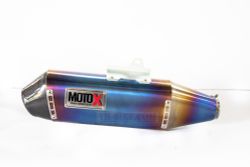 Titanium Full Exhaust System for Honda CRF250L-M-Rally (2012-2020). Made in Thailand. MOTO-X V.2