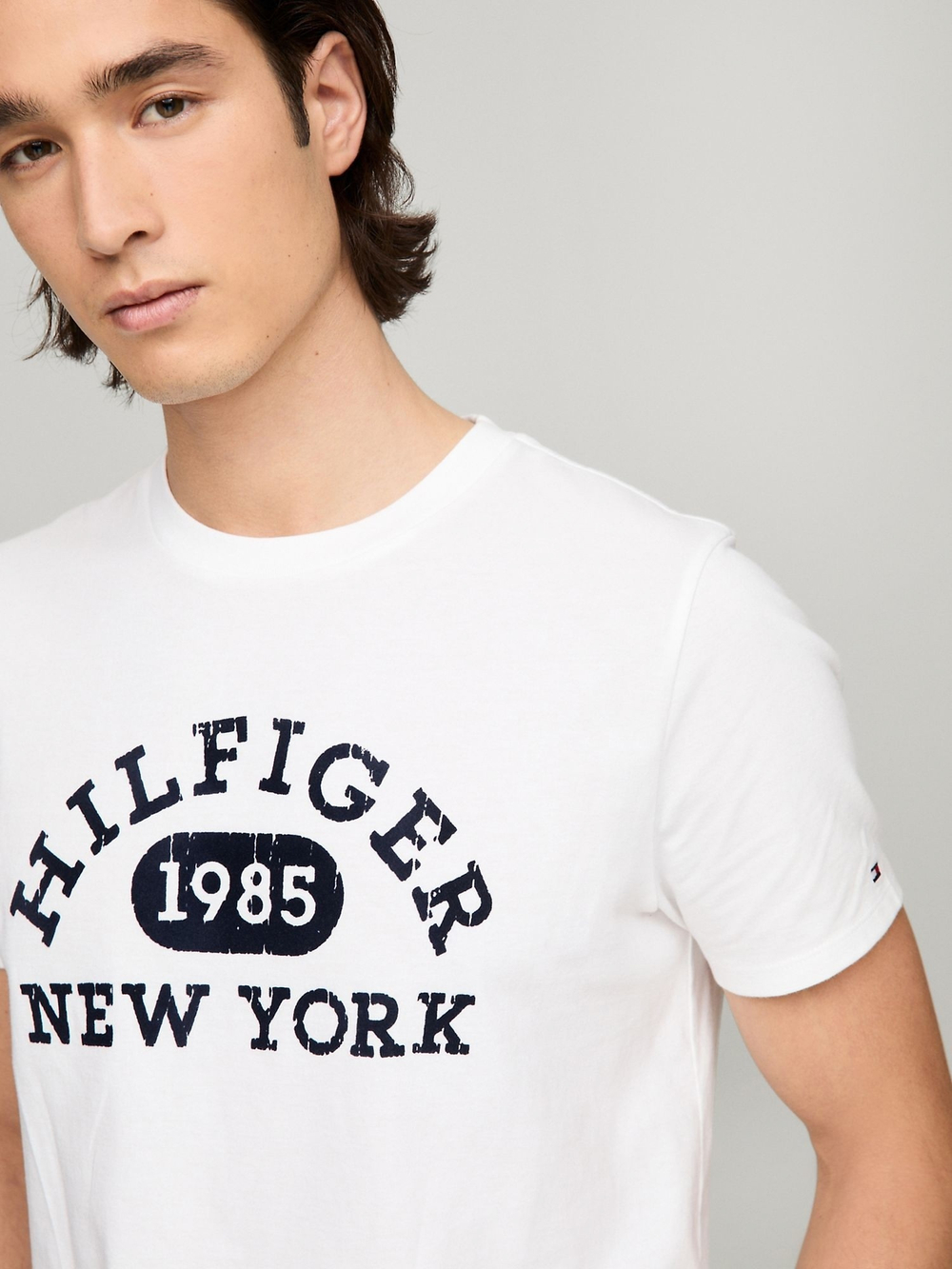 Футболка Tommy Hilfiger Varsity Monotype Logo Optic White TH