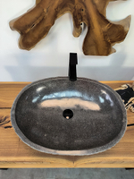 Раковина из речного камня RS-65901 61х45х15 из натурального камня