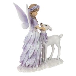 GAEM Фигурка декоративная "Фея с олененком", L13 W6 H16,5 см