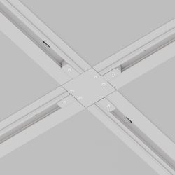 Коннектор Х-образный для однофазного шинопровода Maytoni Unity TRA002CX-11W