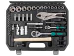 Набор слесарного инстр-та в чемодане 72 предмета ВОЛАТ (1/4", 1/2", 6 граней )
