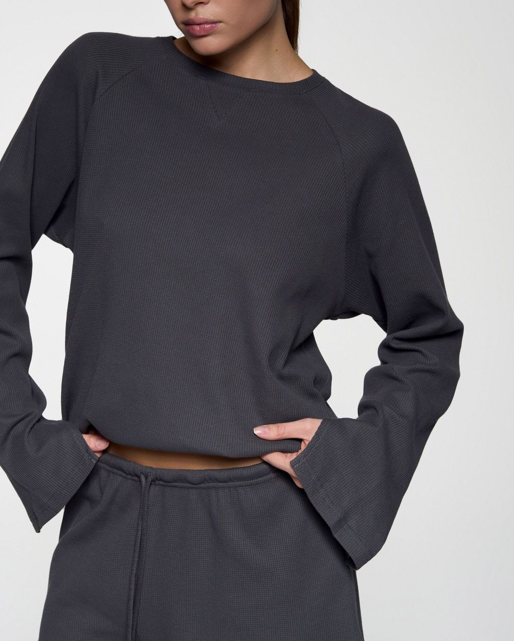 Лонгслив waffle suite