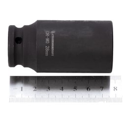 Длинная торцевая ударная головка 1/2", 28 мм CS-12.21.28
