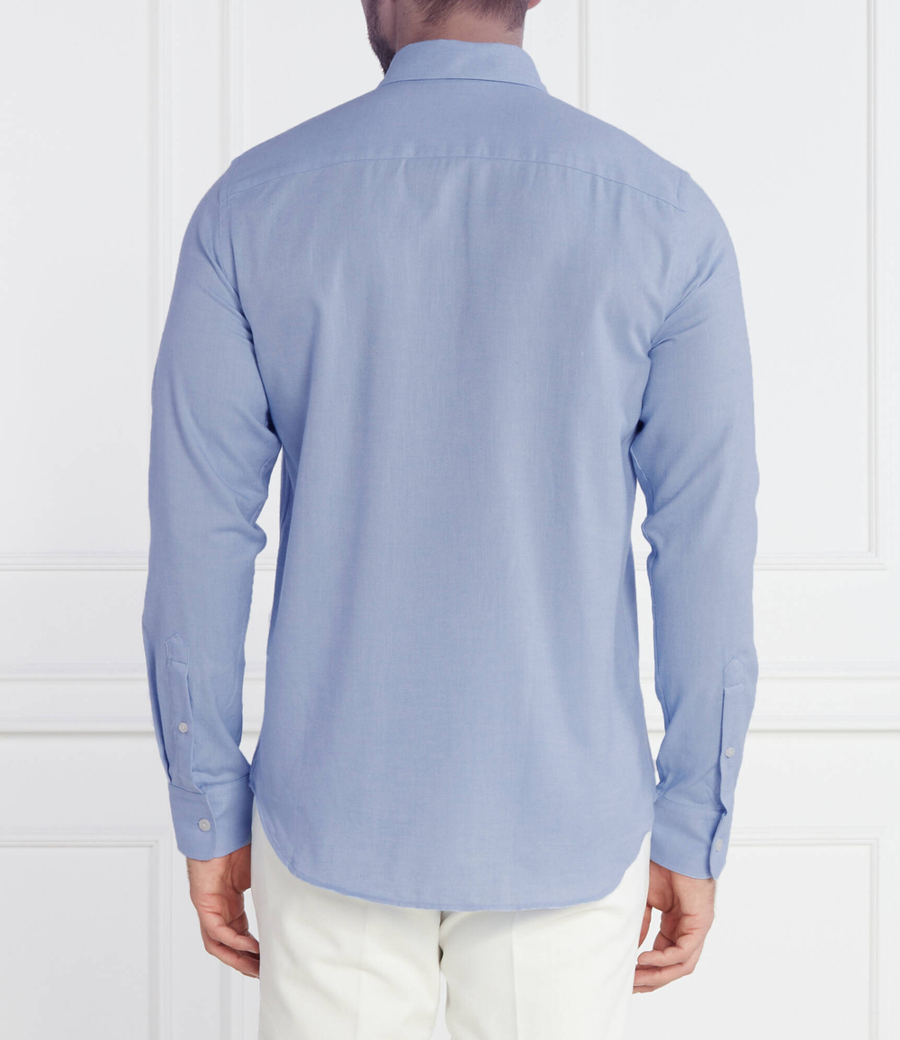 Рубашка Short BD Brushed Flannel Oscar Jacobson - голубой(12179309)