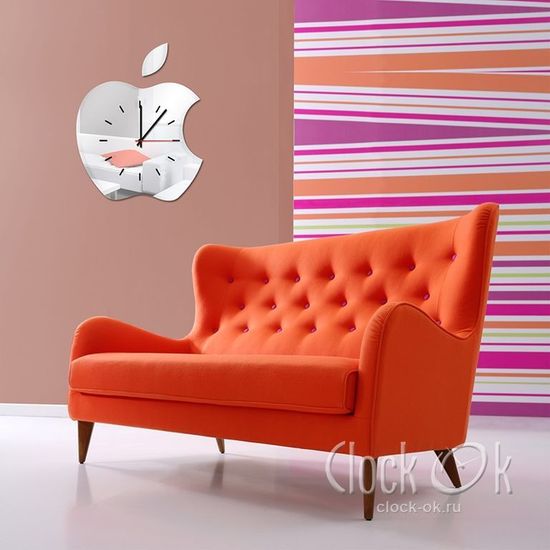 Настенные часы Яблоко