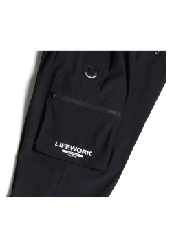 Брюки джоггеры с молнией