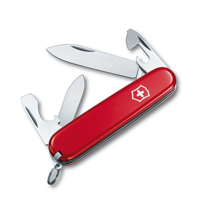 Нож перочинный Victorinox Recruit (0.2503) 84мм 10 функций красный