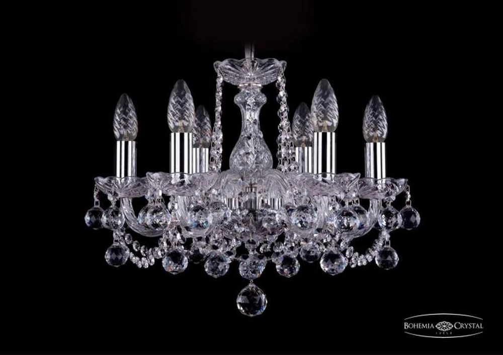 Подвесная люстра Bohemia Ivele 1402/6/141/Ni/Balls