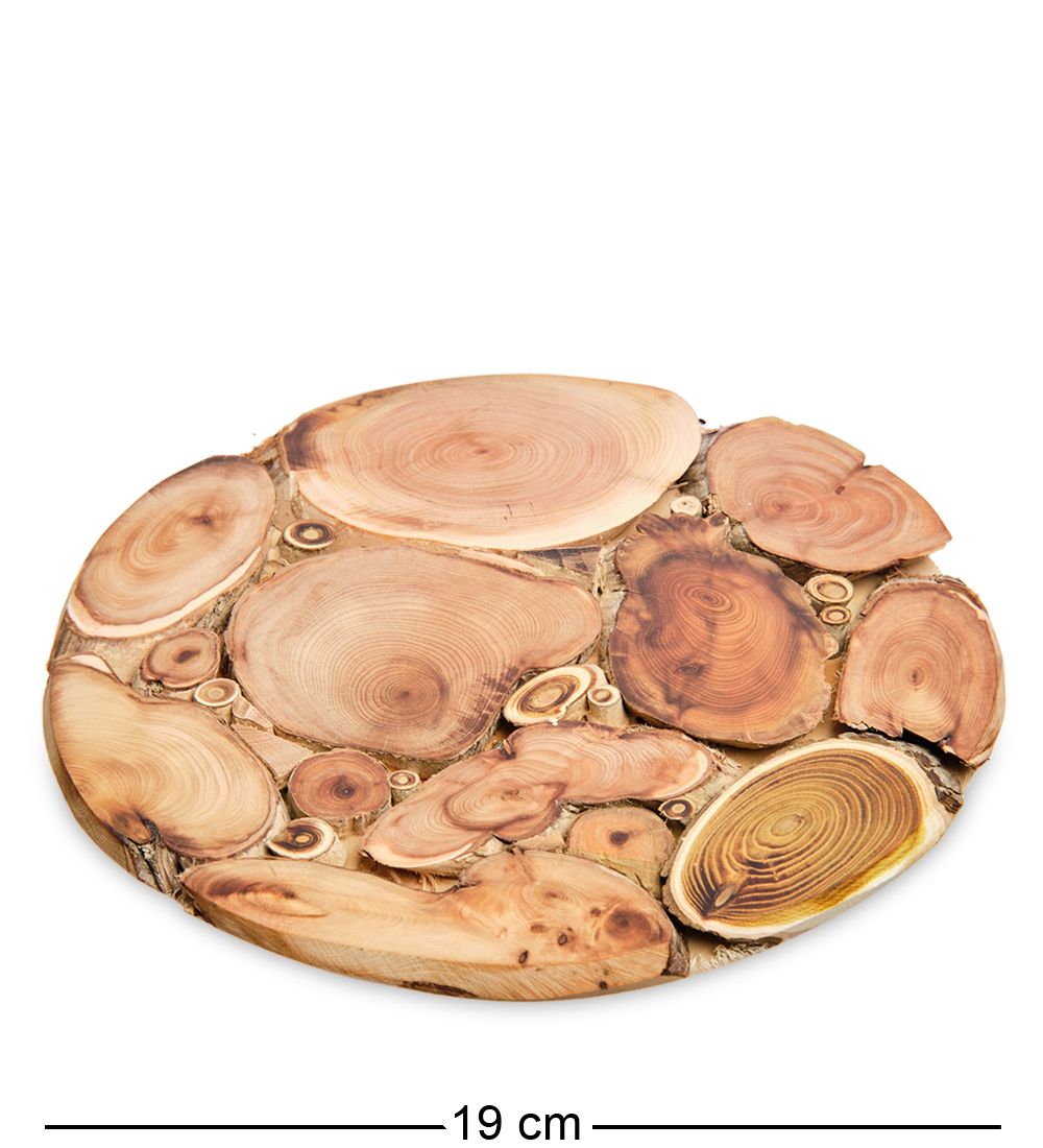 Народные промыслы ДР-504/2 Подставка под горячее, круглая 19х19