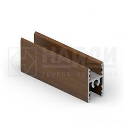 Рамка средняя двери (520мм) Орех ПВХ