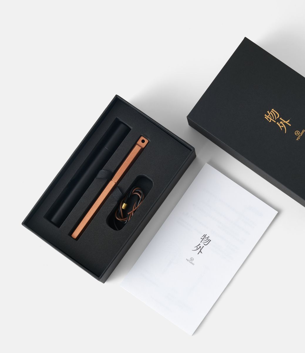 Ystudio Portable Fountain Pen Copper — портативная перьевая ручка