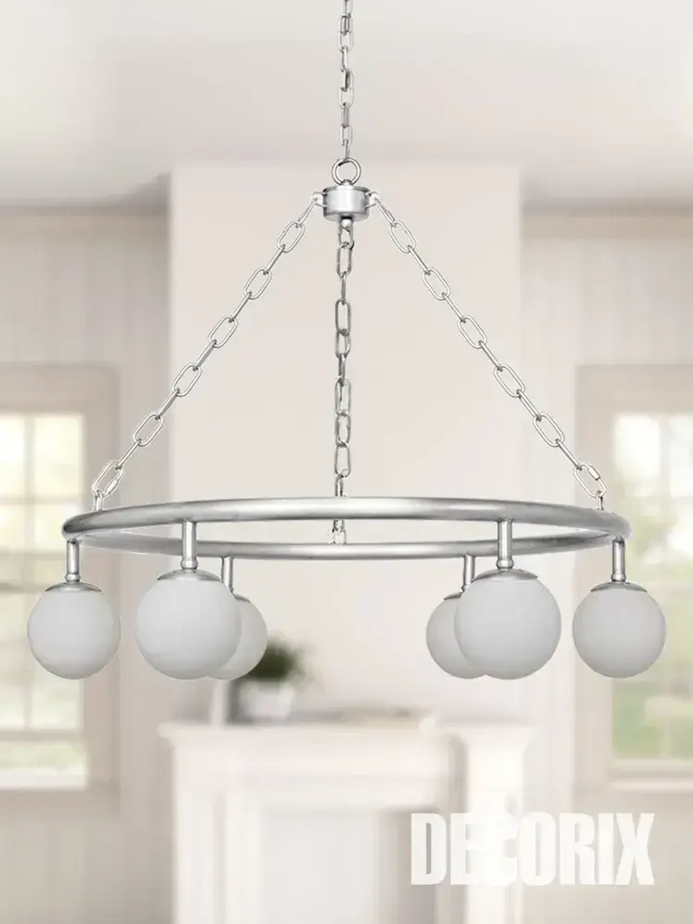 Хром краска зеркальная в баллончике DECORIX - аэрозольная краска зеркальный хром 400 мл