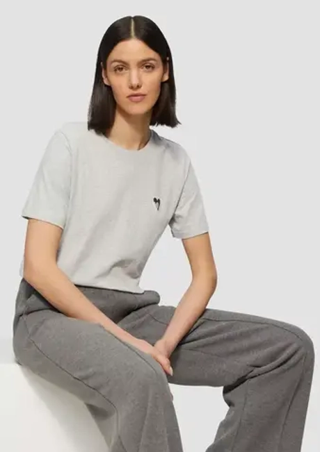 Футболка Relaxed Fit с вышивкой в виде сердца s.Oliver