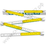 KRAFTOOL PRO-90, 2 м, профессиональный складной деревянный метр (34726)