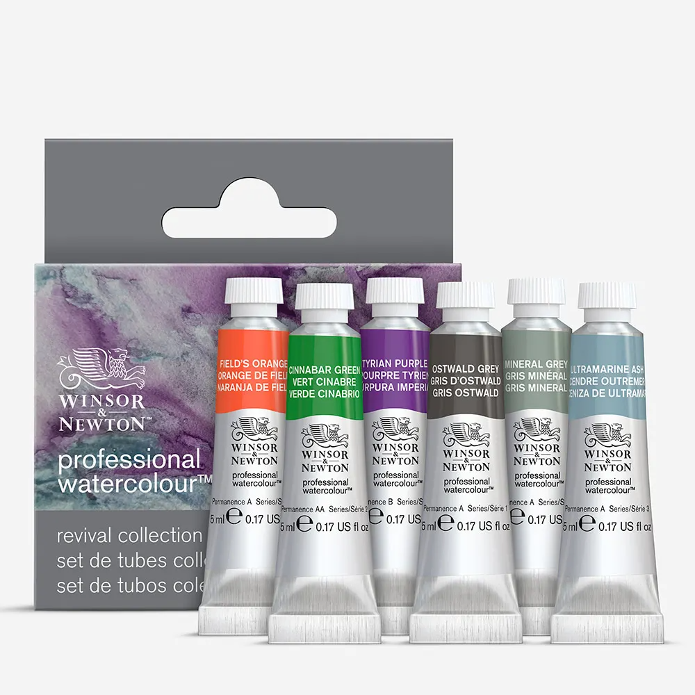 Winsor & Newton Professional Watercolour 5ml : Revival Collection : Set of 6