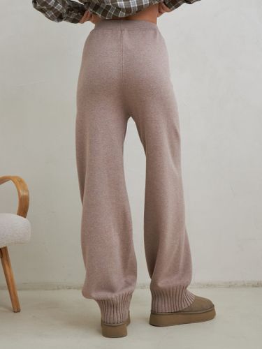 Брюки трикотажные цвета капучино