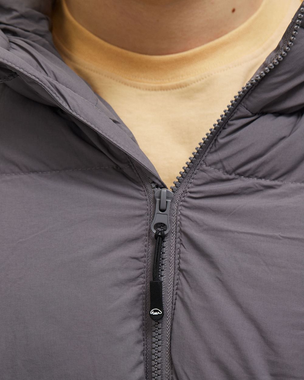 Купить Пуховик Anteater AW25 Downjacket Hooded Crispy серый Пуховик Anteater AW25 Downjacket Hooded Crispy серый