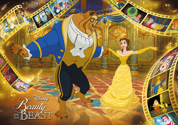 Puzzles - "1000 Premium Plus" - Beauty and the Beast_FSC Mix 70% / Disney Princess