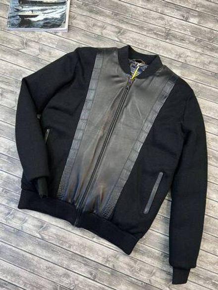 Куртка Zilli со вставками из кожи крокодила