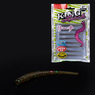 Слаги съедобные LJ Pro Series KING LEECH (5,08 см), цв. S21, 9 шт.