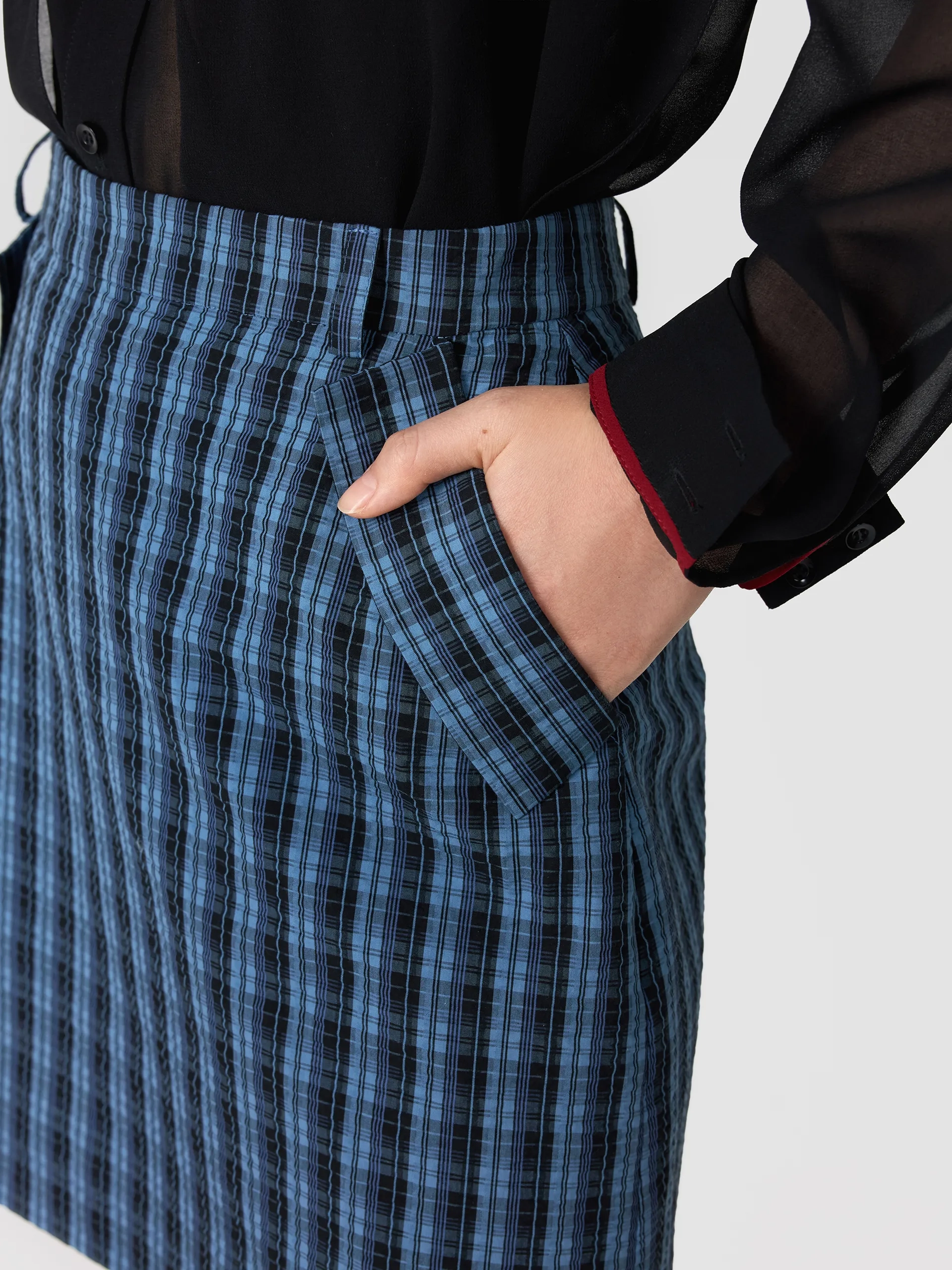 Мини-юбка прямого кроя OLA OLA