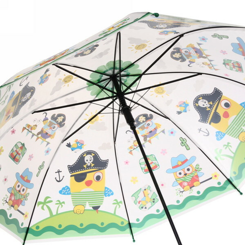 Зонт детский полуавтомат «Ultramarine- Веселые зверята», 8 спиц, d-86, в сложе. виде 65см