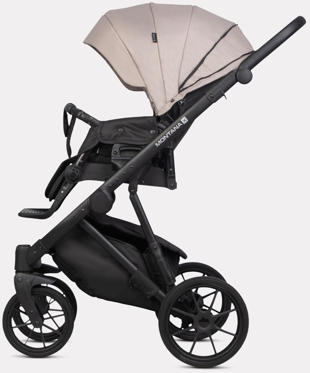 Детская коляска Riko Basic Montana Plus X 3 в 1 42 Beige (бежевый)