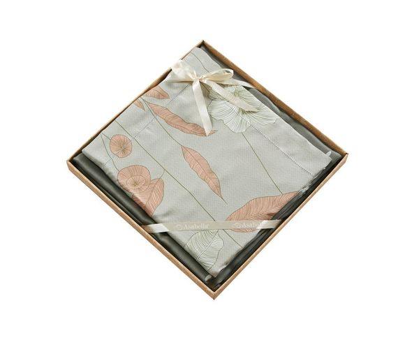 Простыня 240х260 с наволочками ТЕНСЕЛЬ 1818 ASABELLA Италия.