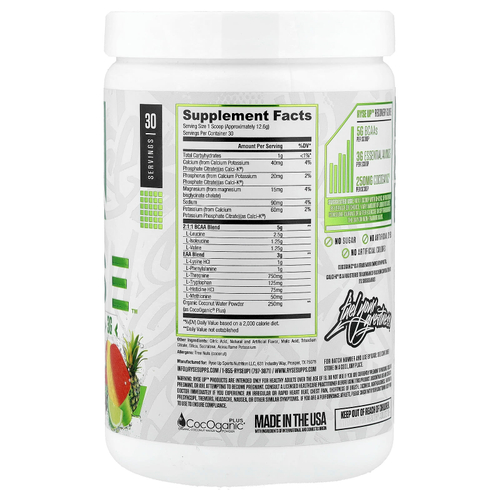 RYSE, BCAA/EAA, тропические фрукты, 378 г (13,3 унции)