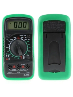 Мультиметр цифровой с прозвонкой XL830L тестер измерительный электрический вольтметр портативный токоизмерительный